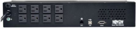 120V 1.5kVA Line-Interactive Sine Wave UPS, 2U Rackmount, 8 Outlets, LCD Display