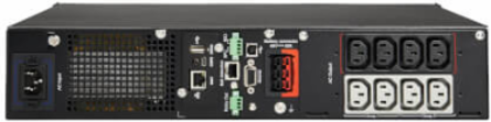 SmartPro 1500VA 1500W 208V Line-Interactive Sine Wave UPS - 8 Outlets, Extended Run, Network Card Included, LCD, USB, DB9, 2U Rack/Tower