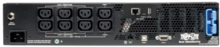 UPS, Line-Interactive, 230V, 2200VA, 1920W, Sine Wave, 2U, Extended Run, WEBCARDLX, LCD, 8 Outlets