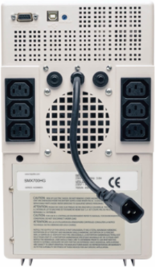 Medical-Grade 700VA Tower UPS with 6 Outlets, USB, and Full Isolation
