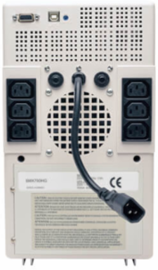 Medical-Grade 700VA Tower UPS with 6 Outlets, USB, and Full Isolation