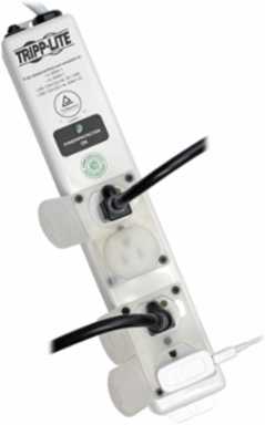 Medical-Grade Power Strip, 4 Hospital-Grade Outlets, 6 ft Cord, Surge Protection