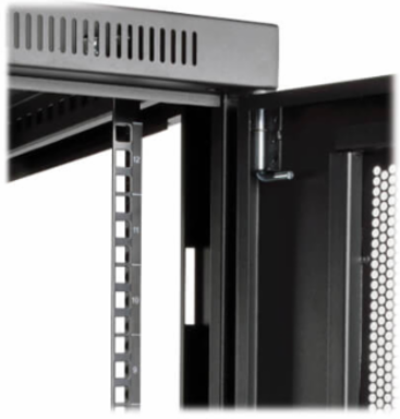 12U Mid-Depth Rack Enclosure Cabinet, 1,000 lb Load Capacity, 32.5 Inch Max Depth