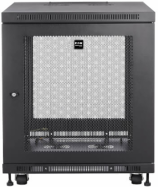 12U Mid-Depth Rack Enclosure Cabinet, 1,000 lb Load Capacity, 32.5 Inch Max Depth