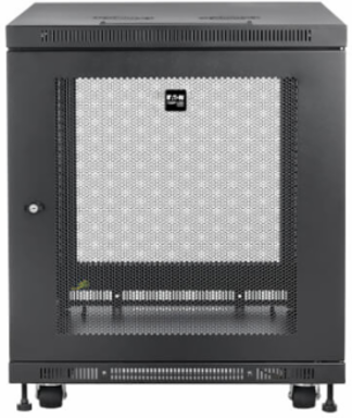 12U Mid-Depth Rack Enclosure Cabinet, 1,000 lb Load Capacity, 32.5 Inch Max Depth