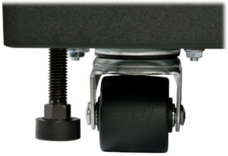 12U Mid-Depth Rack Enclosure Cabinet, 1,000 lb Load Capacity, 32.5 Inch Max Depth