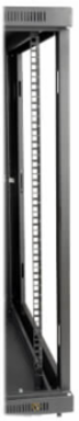 18U Mid-Depth Rack Enclosure Cabinet, 1000 lbs Capacity, 28.31 Inch Depth