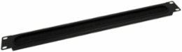 1U Cable Pass-Through Panel with Brush Strip, 1.73 x 19 x 0.50 Inch, Passive Cooling