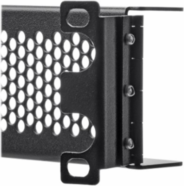 SmartRack Hinged Standoff Security Cage for Rack Equipment, 1U, Front