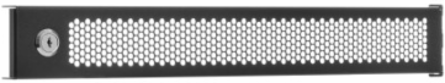 SmartRack Hinged Standoff Security Cage for Rack Equipment, 1U, Front