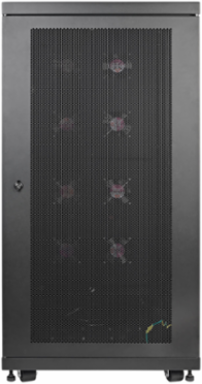 24U Rack Enclosure Cabinet, 1000 lb Capacity, 3 to 32.5 Inch Depth, IP54 Rated