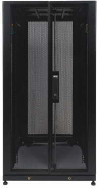 25U SmartRack Enclosure Cabinet, 42 Inch Depth, 3000 lb Capacity, Locking Doors