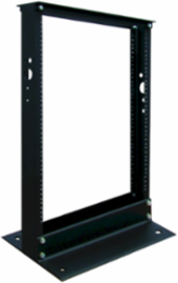 13U Open Frame Rack - Heavy-Duty Aluminum, 800 lbs Capacity, Black