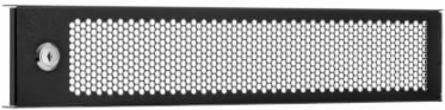 Security Cage, Hinged Standoff, 2U, Front