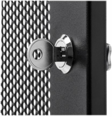 Security Cage, Hinged Standoff, 3U, Front