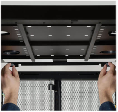 42U Server Rack Enclosure Cabinet, 27.75 Inch Depth, 3000 lb Capacity