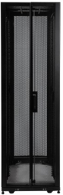 42U Rack Enclosure Cabinet, 27.75 Inch Depth, 3000 lb Capacity, 10-32 Mounting Holes