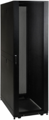 42U Rack Enclosure Cabinet, 27.75 Inch Depth, 3000 lb Capacity, 10-32 Mounting Holes