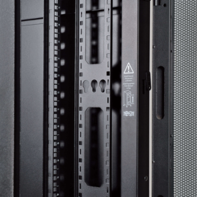 42U Extra-Deep Server Rack - 48 Inch Depth, 3000 lbs Capacity, Black