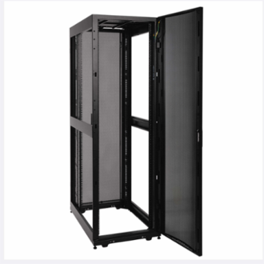 42U Extra-Deep Server Rack - 48 Inch Depth, 3000 lbs Capacity, Black