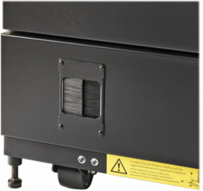 42U NEMA 12 (IP54) Rack Enclosure Cabinet, 3000 lbs Capacity, 27.75 Inch Depth