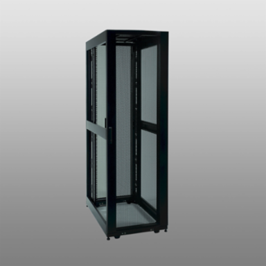 42U Expandable Server Rack Enclosure Cabinet - 3000 lb Capacity, 24 Inch Width