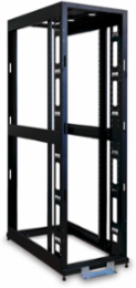Open Frame Rack 42U, 3000 lb Capacity, Standard Depth, Black