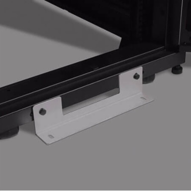 42U Rack Enclosure Cabinet, Black, 27.75 Inch Depth, 3000 lb Load Capacity