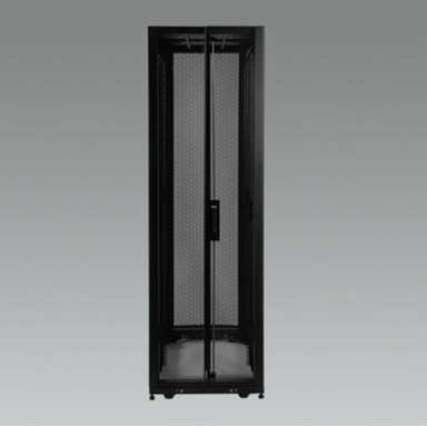 42U Rack Enclosure Cabinet, Black, 27.75 Inch Depth, 3000 lb Load Capacity