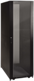 42U Rack Enclosure Cabinet, Black, 27.75 Inch Depth, 3000 lb Load Capacity
