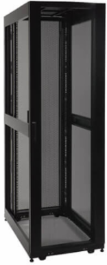 42U Shallow Rack Enclosure Cabinet, 3000 lb Capacity, 27 Inch Depth