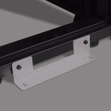 42U Shallow Rack Enclosure Cabinet, 3000 lb Capacity, 27 Inch Depth