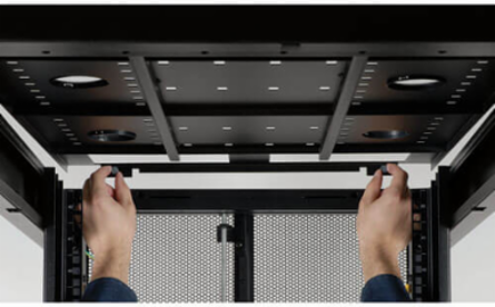 42U Shallow Rack Enclosure Cabinet, 3000 lb Capacity, 27 Inch Depth