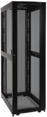 42U Shallow Rack Enclosure Cabinet, 3000 lb Capacity, 27 Inch Depth