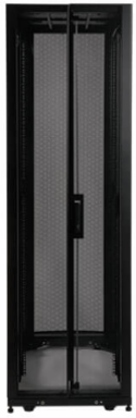 42U Shallow Rack Enclosure Cabinet, 3000 lb Capacity, 27 Inch Depth