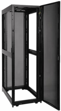 42U Shallow Rack Enclosure Cabinet, 3000 lb Capacity, 27 Inch Depth