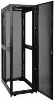 42U Shallow Rack Enclosure Cabinet, 3000 lb Capacity, 27 Inch Depth