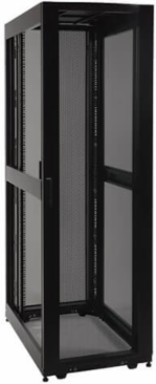42U SmartRack Shallow Depth Rack Enclosure Cabinet, 2250 lb Rolling Capacity, 32 Inch Depth
