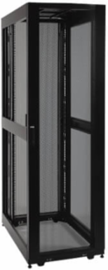 42U SmartRack Shallow Depth Rack Enclosure Cabinet, 2250 lb Rolling Capacity, 32 Inch Depth