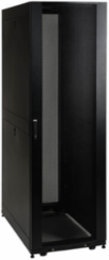 42U SmartRack Shallow Depth Rack Enclosure Cabinet, 2250 lb Rolling Capacity, 32 Inch Depth