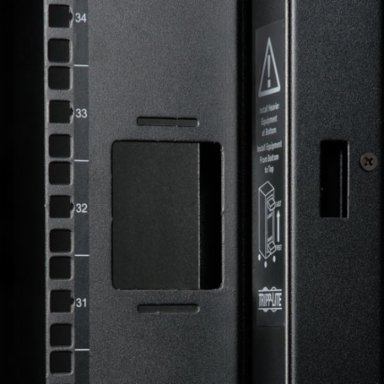 42U Extra Wide Rack Enclosure Cabinet, 27.75 Inch Depth, 3000 lb Capacity