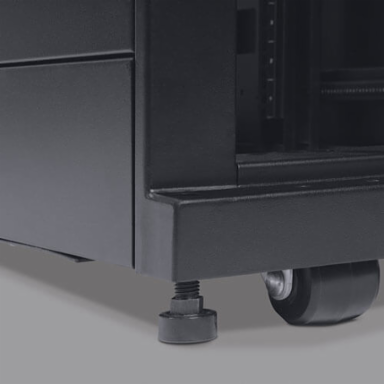 42U Extra Wide Rack Enclosure Cabinet, 27.75 Inch Depth, 3000 lb Capacity