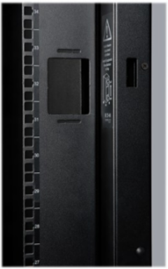 42U Extra Wide Rack Enclosure Cabinet, 27.75 Inch Depth, 3000 lb Capacity