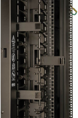 42U Wide Rack Enclosure Cabinet, 3000 lbs Capacity, Vented Design, Cable Management