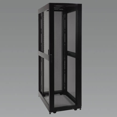 45U Standard-Depth Server Rack Enclosure, 3000 lb Capacity, 27.75 Inch Depth