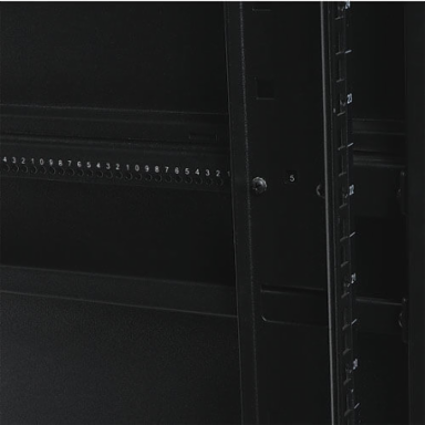 45U Deep Rack Enclosure Cabinet, 1143mm Depth, 3000 lb Capacity
