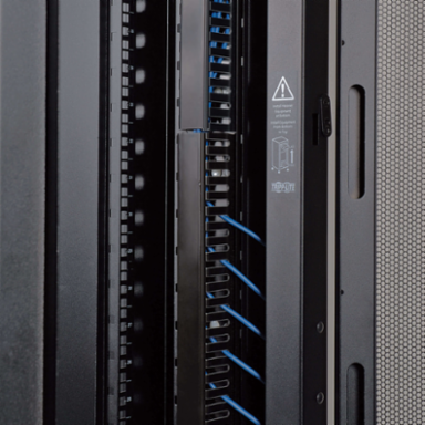 45U Extra-Deep Server Rack with 48 Inch Depth, Secure Doors & Side Panels Included