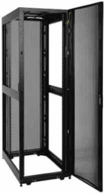 45U Mid-Depth Rack Enclosure Cabinet, 3000 lb Capacity, 36 Inch Depth, Black