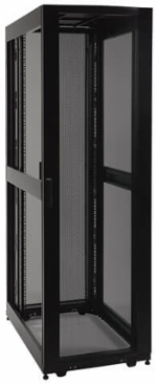45U Mid-Depth Rack Enclosure Cabinet, 3000 lb Capacity, 36 Inch Depth, Black