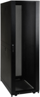 45U Mid-Depth Rack Enclosure Cabinet, 3000 lb Capacity, 36 Inch Depth, Black